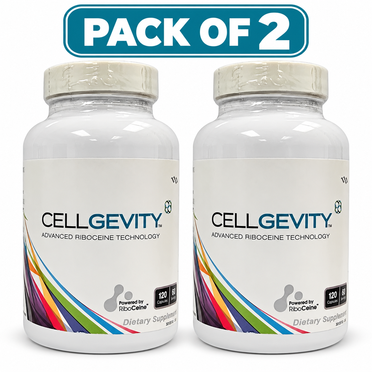 CellGevity Advanced Riboceine Technology 120 Cap ( PACK OF 2 )
